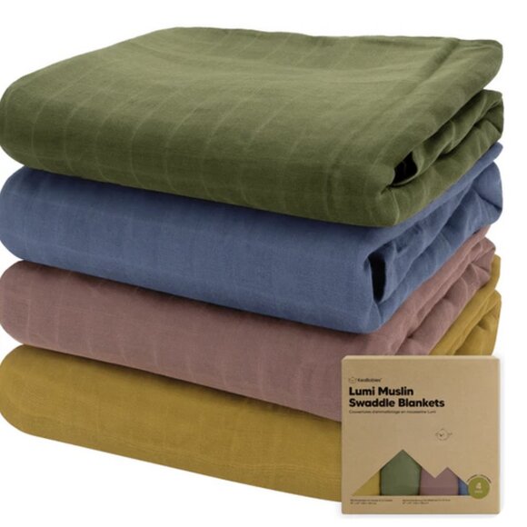 Keababies Other - KeaBabies 0-12M Corals Blanket Lumi Muslin Soft Blanket Anti Shrink Anti Wrinkle